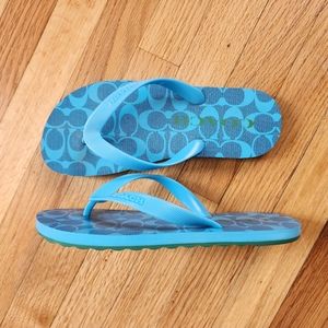 Coach flip flops